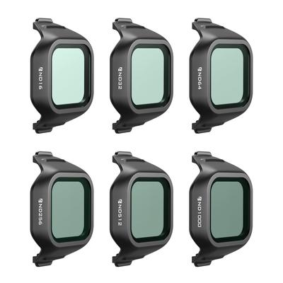 Freewell ND Filters for DJI Mini 5 Pro ND1000 Full Light Control for Cinematic Aerial Footage All-Day 6-Pack – ND16, ND32, ND64, ND256, ND512, –