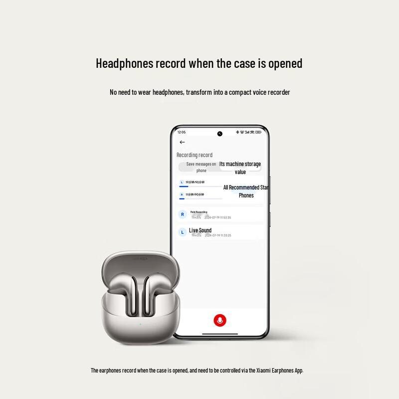Xiaomi Buds 5 Semi-in-ear Noise Cancelling Bluetooth Earbuds