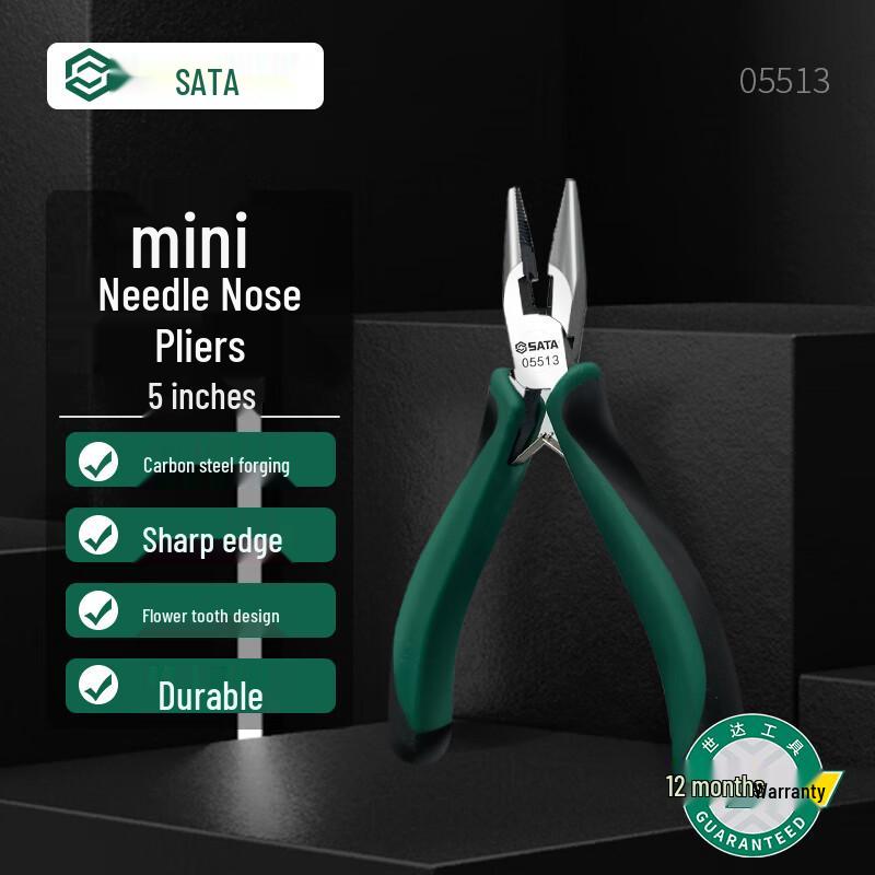 SATA 5-inch Mini Long Nose Pliers