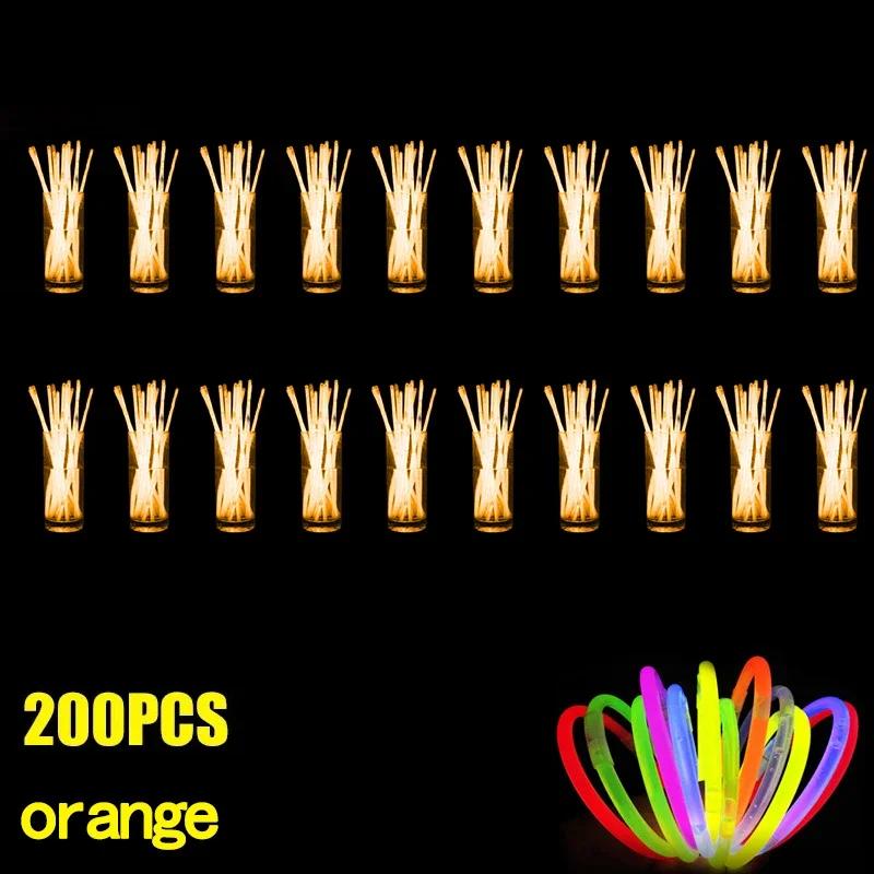 Nowa 2025 Fluorescencyjna Bransoletka w Kształcie Patyka Naszyjnik Glow Stick Bransoletka Materiały Imprezowe Dekoracja Koncertowa Jednorazowy Fluorescencyjny Patyk