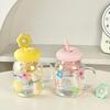 Water cup Large capacity glass High temperature resistant girls High value straw Tea separation cup New water cup