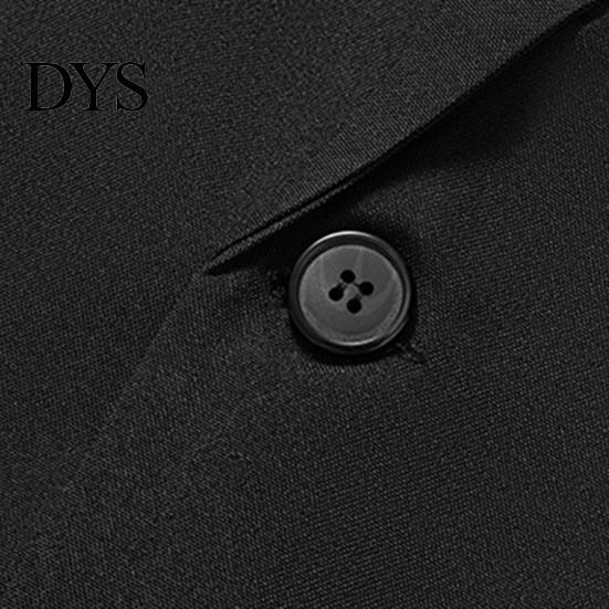 Completo da Uomo 2 Pezzi/Set Manica Lunga Tasche a Pattina Monopetto Monocolore Set Sposo Vestibilità Slim Blazer con Bavero Pantaloni Dritti
