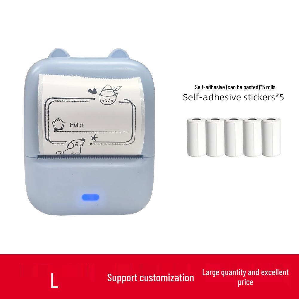 Children's Mini Bluetooth Pocket Printer: Portable Thermal Photo & Label Maker