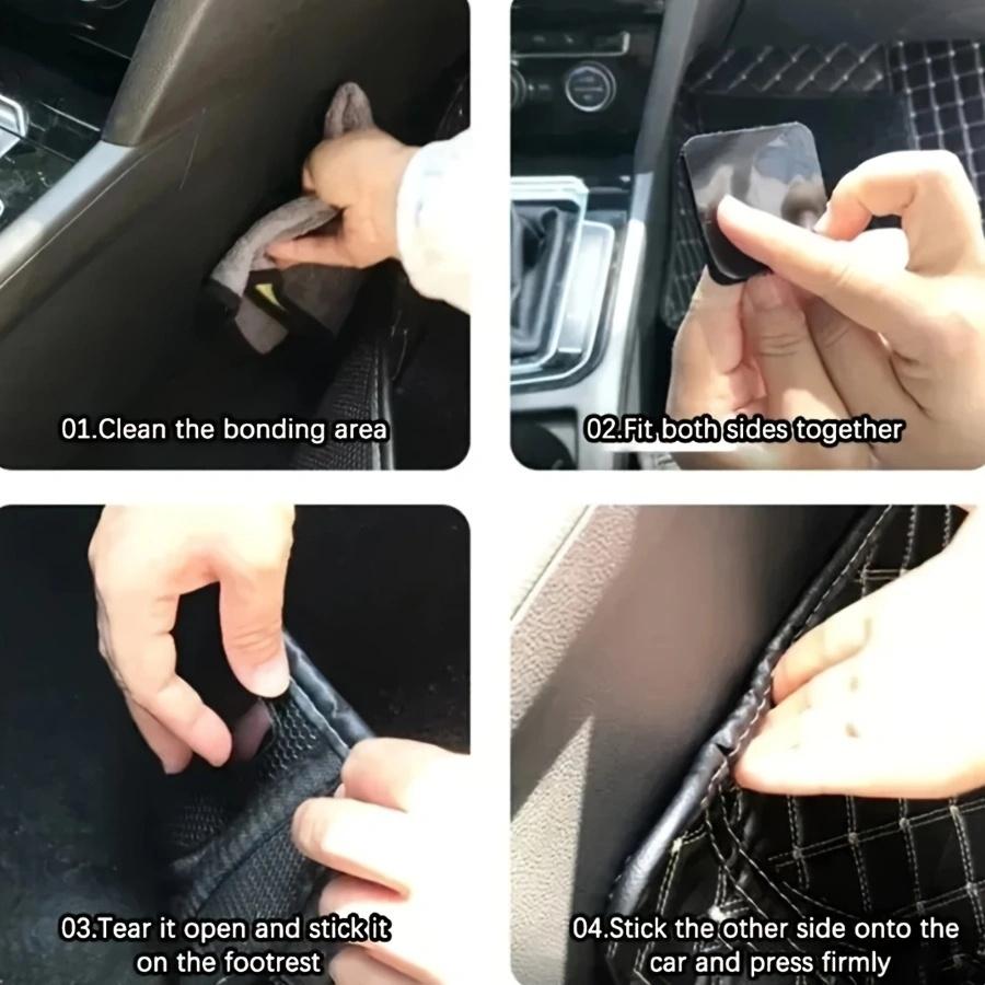 Carpet Fixing Stickers Double Faced High Adhesive Car Carpet Fixed Patches Home Floor Foot Mats Anti Skid Grip Tapes New