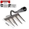 Dual-Use Reinforced Multi-Tooth Hoe and Rake for Soil Loosening and Weeding