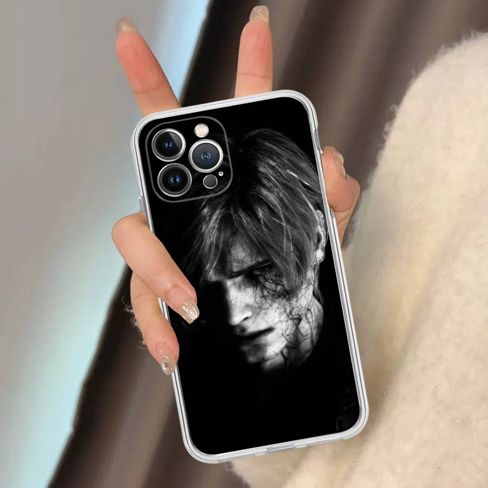 Game Leon Resident E-Evil Phone Case For IPhone 17 16 15 14 13 12 11 Pro Max Plus Soft Cover Personalized DIY