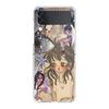 Aya Takano Hard PC Phone Case For Samsung Galaxy Z Flip 5 4 3 Transparent Cover For Galaxy Z Flip 6 Foldable Shockproof Case Bag
