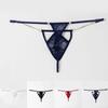 Panties Men Brief See-through Sheer Sissy T-Back Thongs
