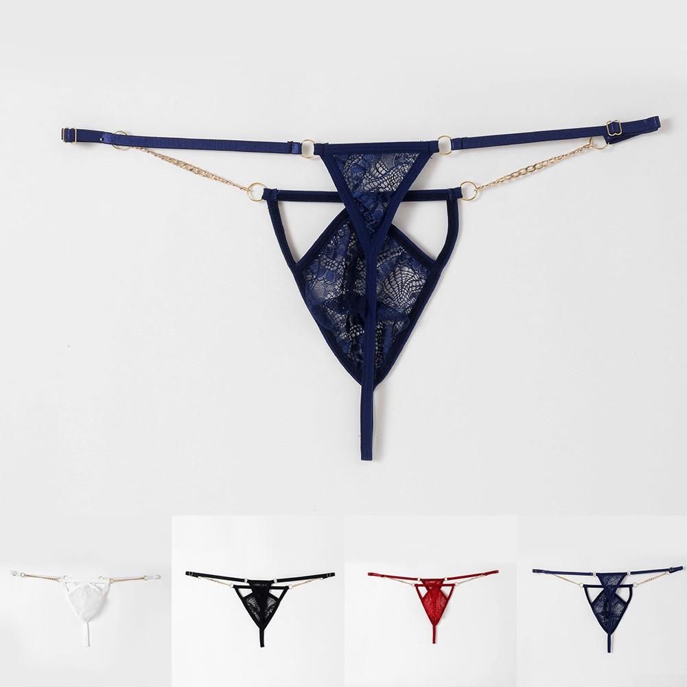 Panties Men Brief See-through Sheer Sissy T-Back Thongs