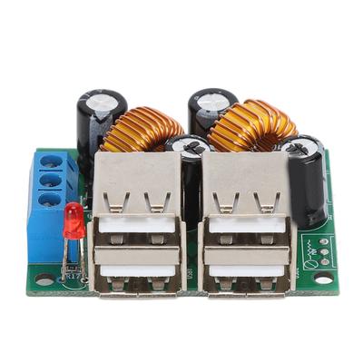 4 USB Portlu Güç Dönüştürücü Kart Buck Güç Kaynağı Dönüşüm Modülü DC 12V 24V 40V - 5V 5A