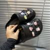 New summer hole shoes slippers women's outer wear summer thick-soled going out sandals women's bag head drag