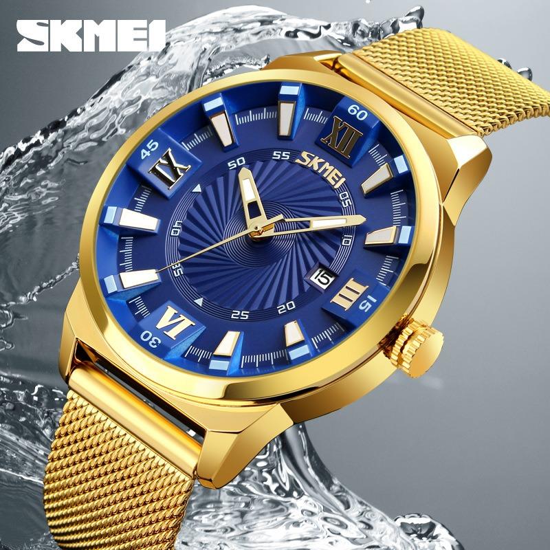 Business Men's Quartz Watch Casual Fashion Watch Steel Strap Stainless Steel Large Dial