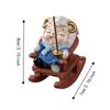Mascot Laying Sheep Incense Censer Funny Creative Sheep Incense Burners Resin Sheep Figurine with Rocking Chair Year of the Goat