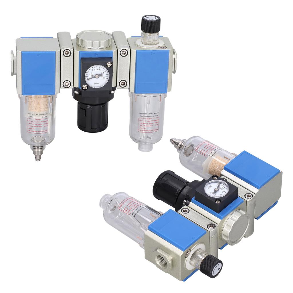 Compressed Filter Regulator Lubricator Combo Water Oil Separator 3 in 1 3 Unit