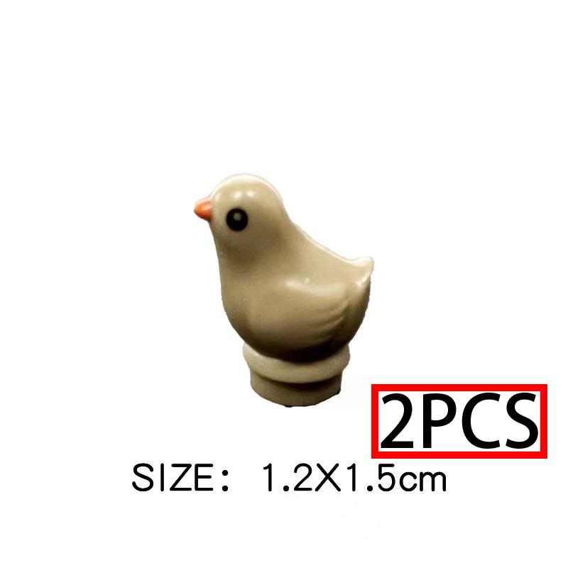 MOC Stadt Mini Süßes Tier Bär Schaf Ziege Huhn Hund Schwein Familie Bauernhof Bausteine Zubehör Kinderspielzeug Weihnachtsgeschenk