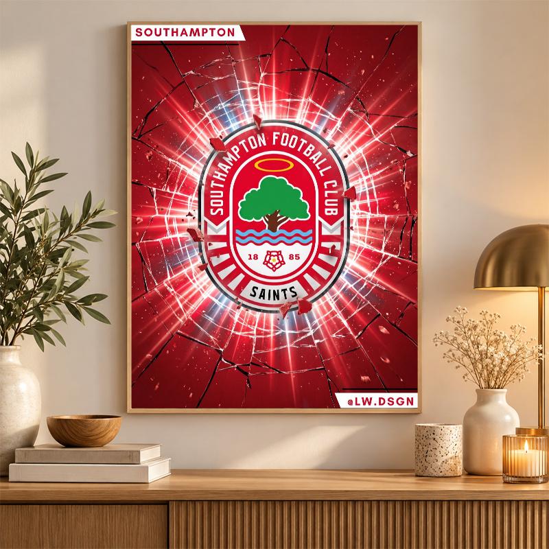 Southampton Football Diamond Painting Kit 5D Full Drill DIY Diamond Mosaic Wall Art Home Decor