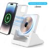 Desktop Removable Phone Holder Stand Chargers Pad For iPhone 16 15 14 13 12 Samsung Xiaomi Wireless Charger Fast Charging Dock