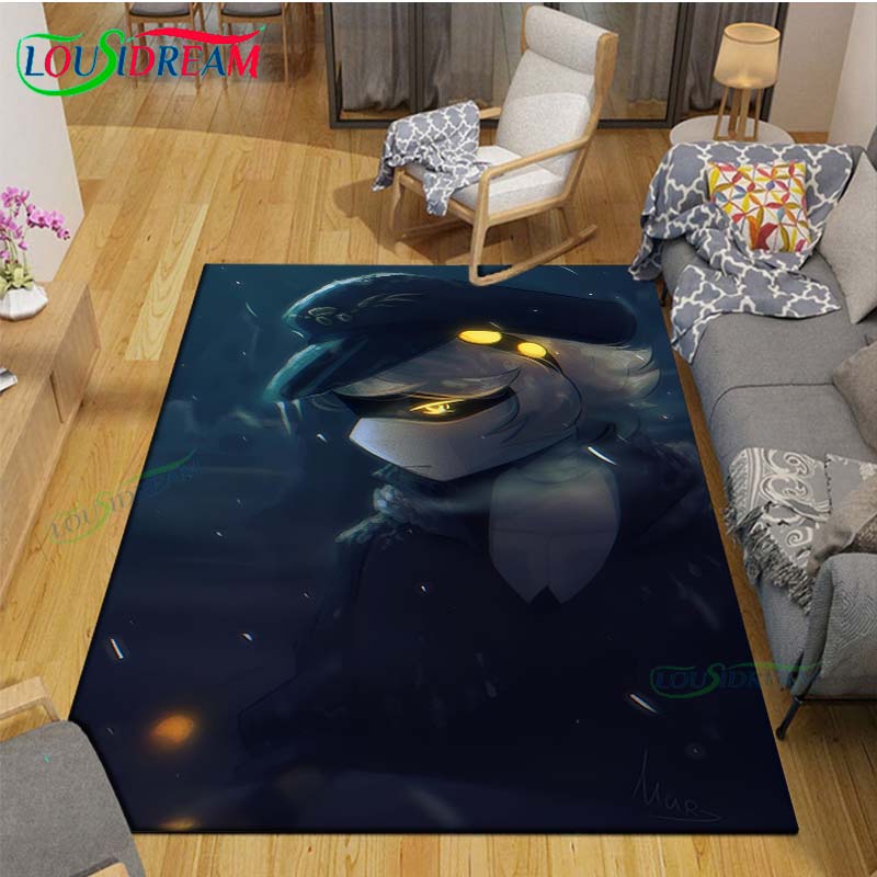 Hot Cartoon Murder Drone Floor Mat INS Style Soft Bedroom Floor House Laundry Room Mat Anti-skid Household Carpets Gift