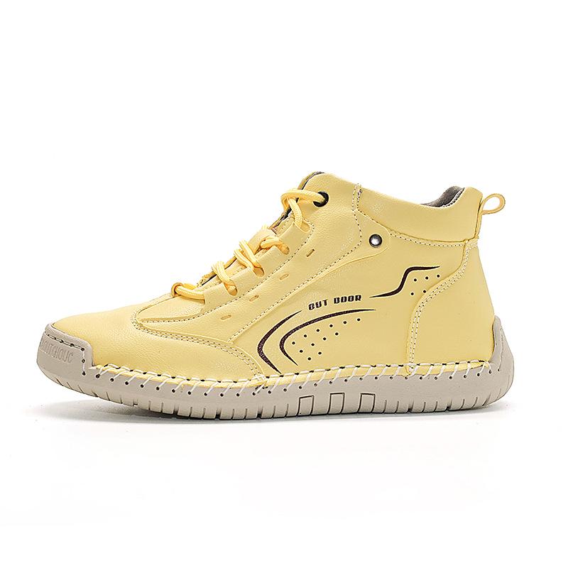 2026 Women's Plus Size Hand-Stitched Martin Ankle Boots - Non-Slip, Soft Sole, Casual Spring Shoes