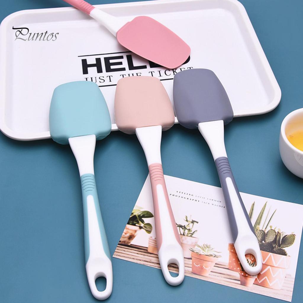 Puntos Silicone Non Stick Cake Butter Cream Spatula Oil Bread Scraper Baking Mixer Tool