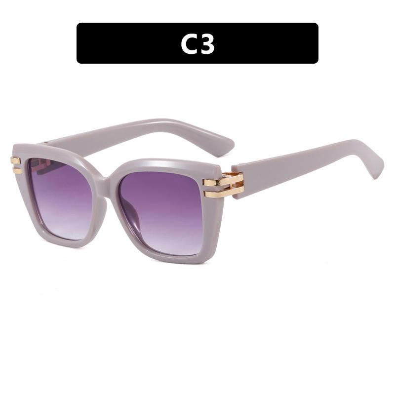 Fashion Sunglasses for Women with A High-end Feel Large Frame and Slimming Effect Sunscreen Sunglasses