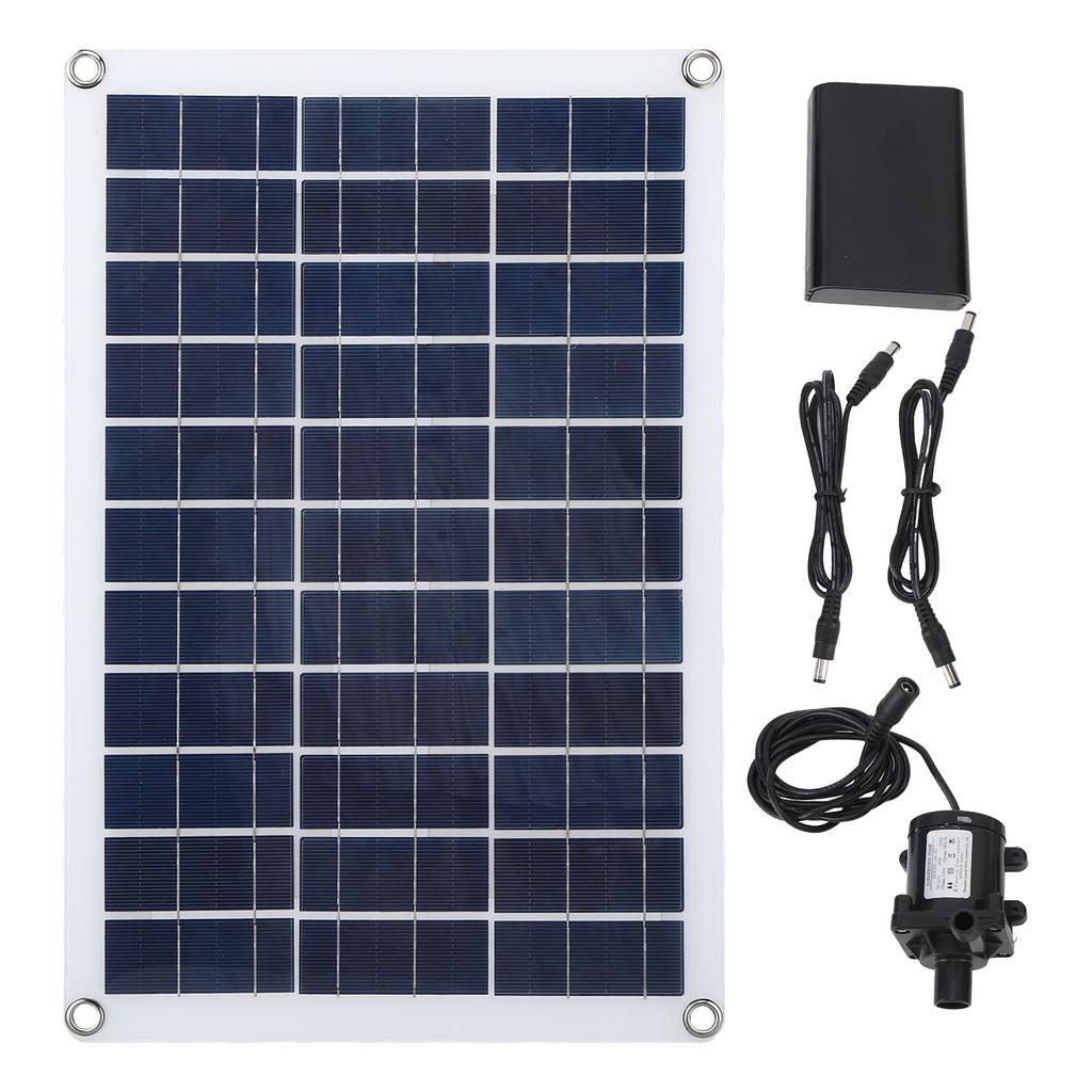 12V Solar Water Pump Kit Continuous Work Low Noise DC Brushless Solar Powered Water Fountain Pump