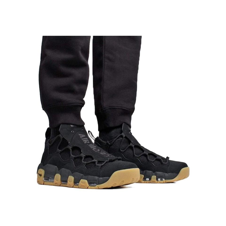 Ny Nike Air More Money Svart Gummi AJ2998-004