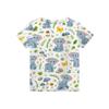 Children's Printed Round Neck Short Sleeved Casual T-shirt