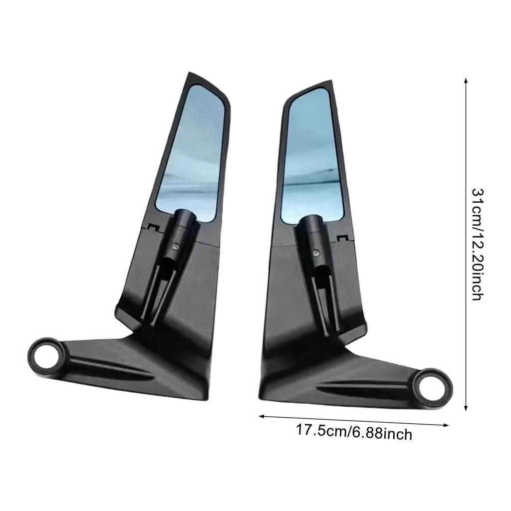 Racing Motorcycle Mirrors Rotating Side Mirrors Aluminum Rearview Mirror Designed for Super Sports Bikes