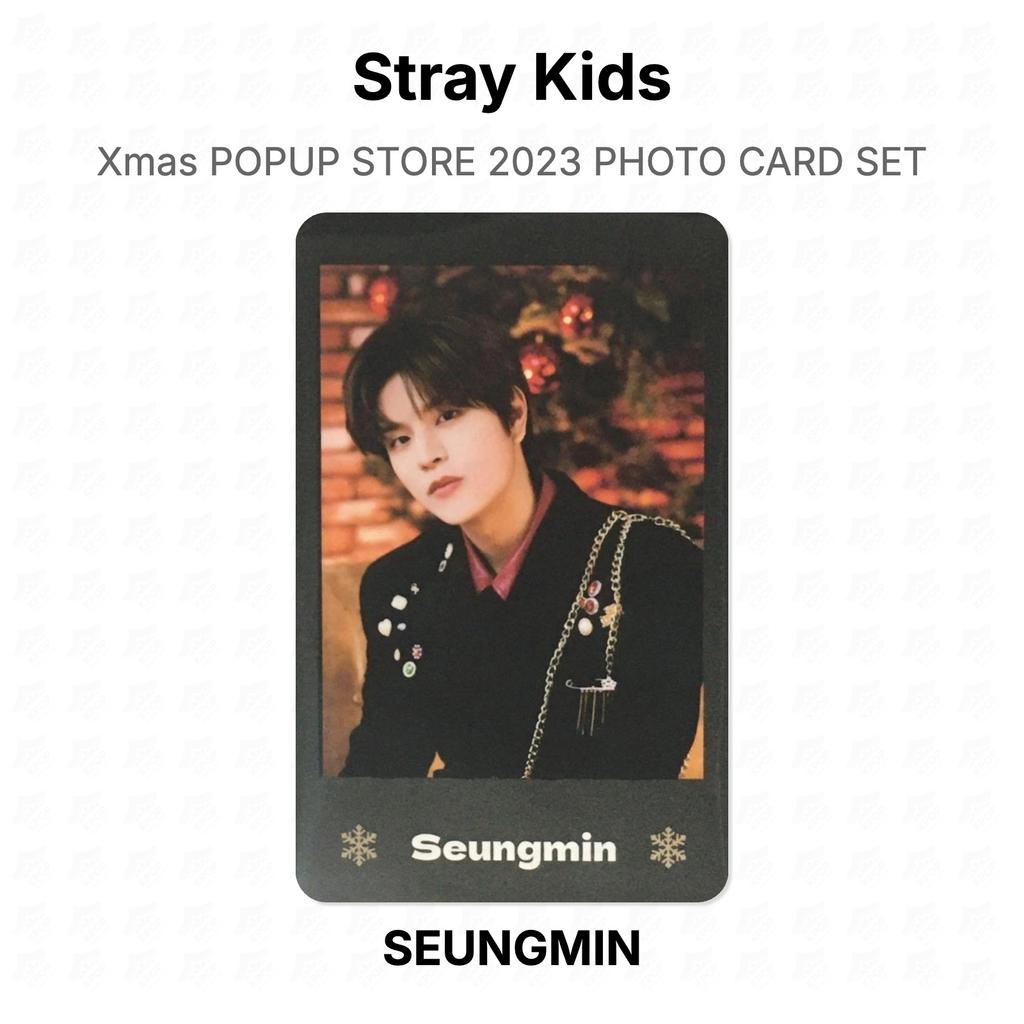 Stray Kids Xmas POPUP STORE 2023 PHOTO CARD SET Official Photocard
