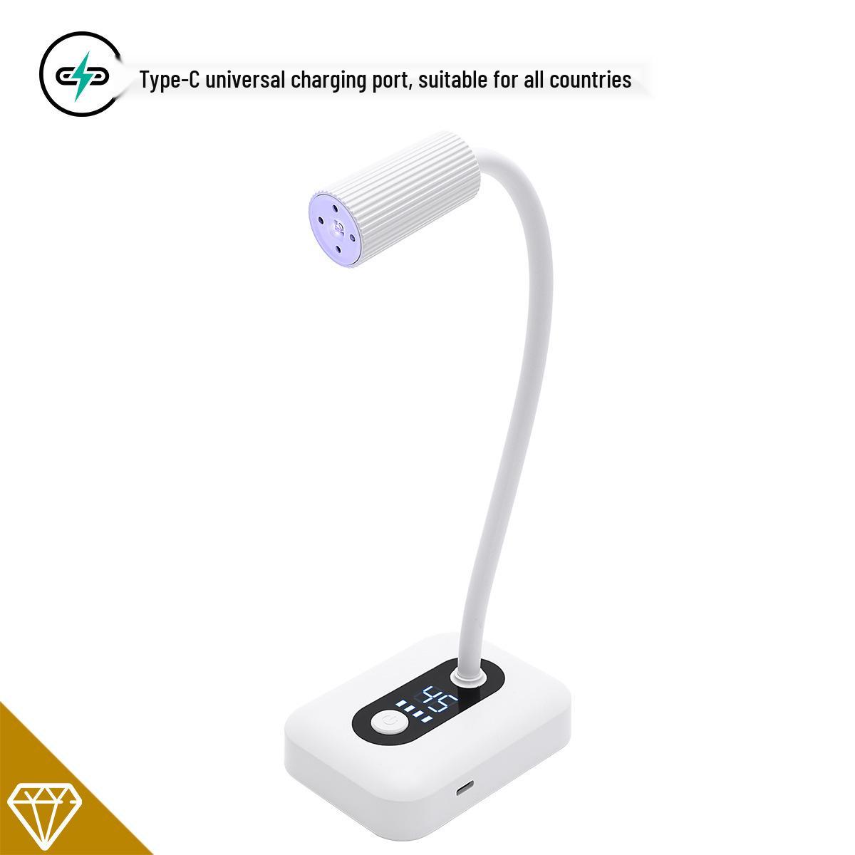 

Portable M8 Desktop UV Nail Lamp: Rechargeable Induction Phototherapy and Curing Dryer