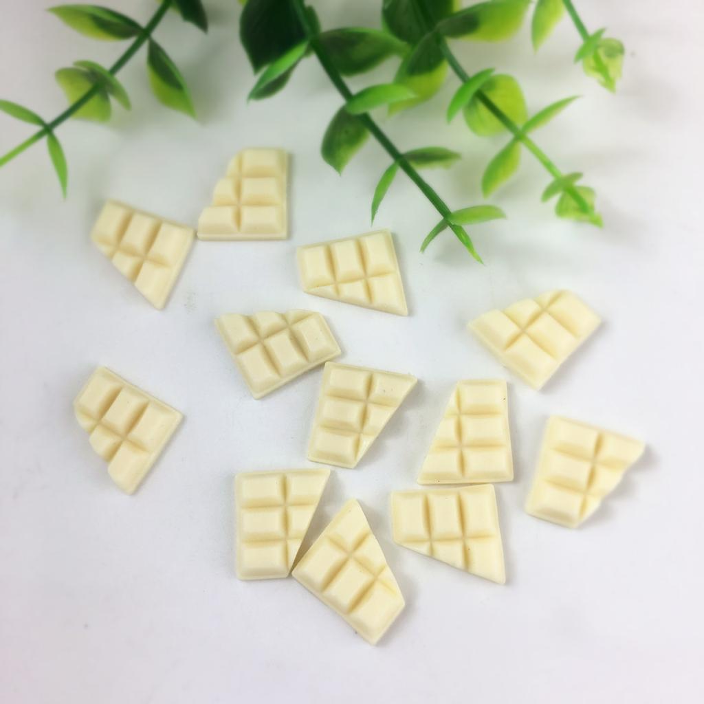 10 stücke 23*16mm Mix Schokolade Polymer Schleim Box Spielzeug Für Kinder Charms Modellierung Ton DIY Kit Zubehör Kinder