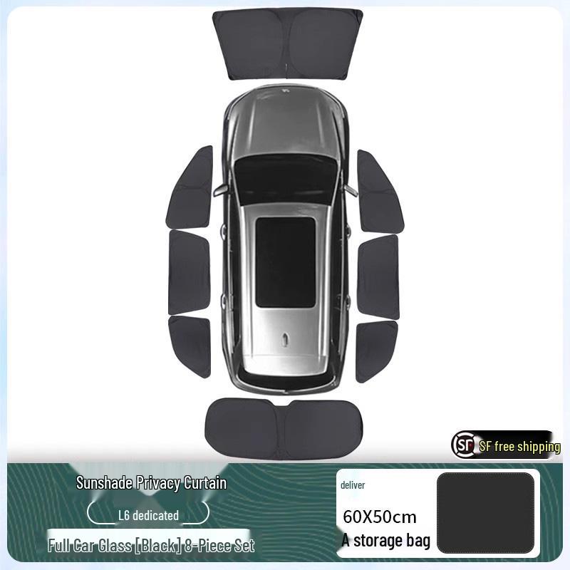 Ideal L6L9 Car Sunshade: Heat Insulation, Privacy, and Light-Blocking Curtain