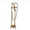 Brass Floor Standing Bathtub Shower Faucet Swivel Spout Bathroom shower faucet Mixers Taps Standing Bathtub Faucet