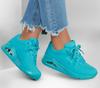 Zapatillas deportivas de mujer Skechers Uno Stand On Air sneakers verdes (73690-TURQ)