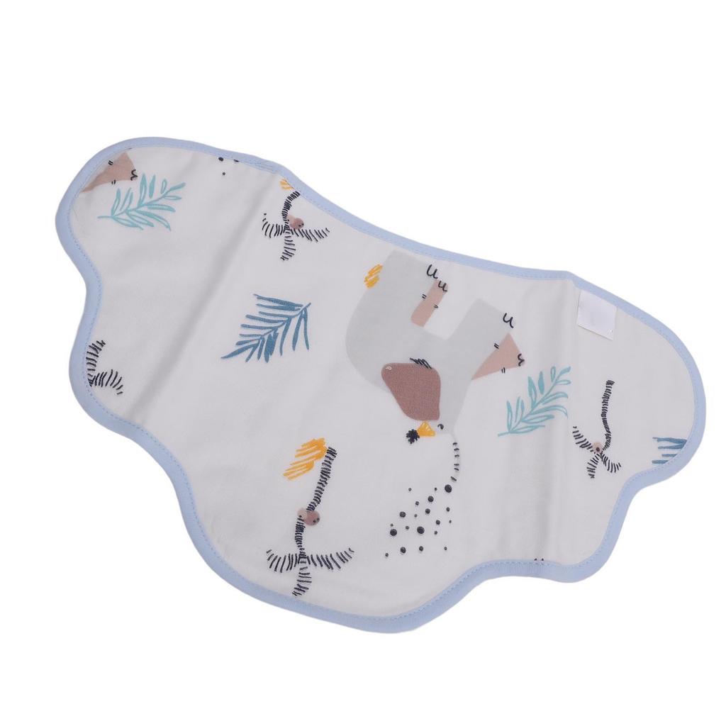 Baby Drool Bib Breathable Soft Cotton Drooling Bib Cotton Sweat Absorbent Burp Rag for Babies Type
