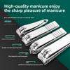 Professional 19 in 1 Nail Care Kit Stainless Steel Nail Clippers Set with Ear Spoon Pedicure Tools for Beauty Grooming