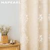 Cortina transparente de tule clássico e elegante, 1 peça, estilo NAPEARL, 10% blackout, versátil, jacquard, para cozinha, sala de estar, quarto, varanda, janela, decoração de casa