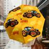 1pc Tractor Hay Pattern Umbrella Design Automatic Opening and Closing Umbrella, High-quality Travel Umbrella,  C1128230
