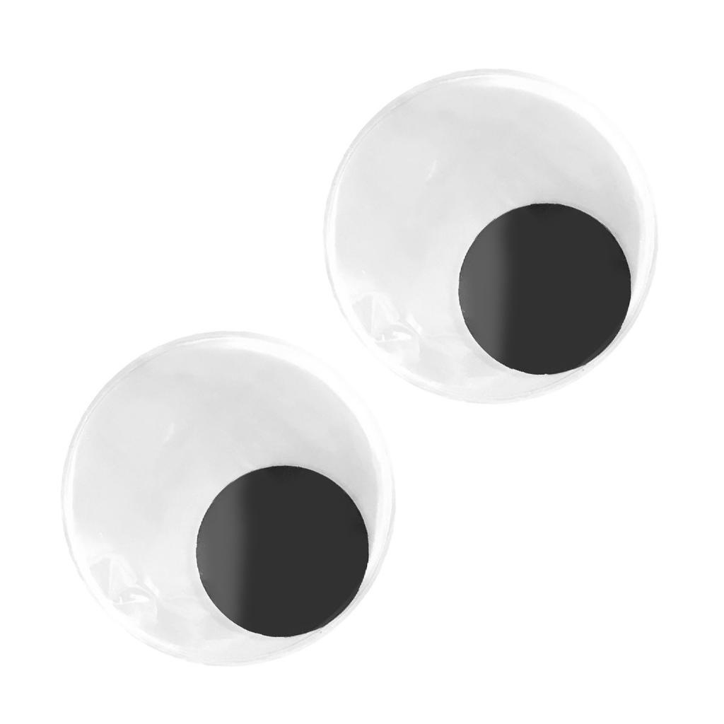 2 Stück Wackelaugen Kulleraugen Resin Selbstklebend Bastelzubehör Heimdekoration für Kühlschrank