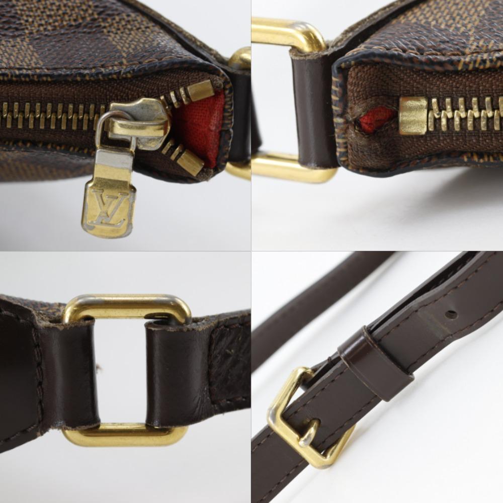 Louis Vuitton Bloomsbury PM Shoulder Bag N42251 Brown Damier Canvas Women Used