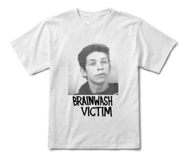 Футболка Mark Gonzales Brainwash Victim Размеры S-5XL Фанмейд Унисекс Футболка XL