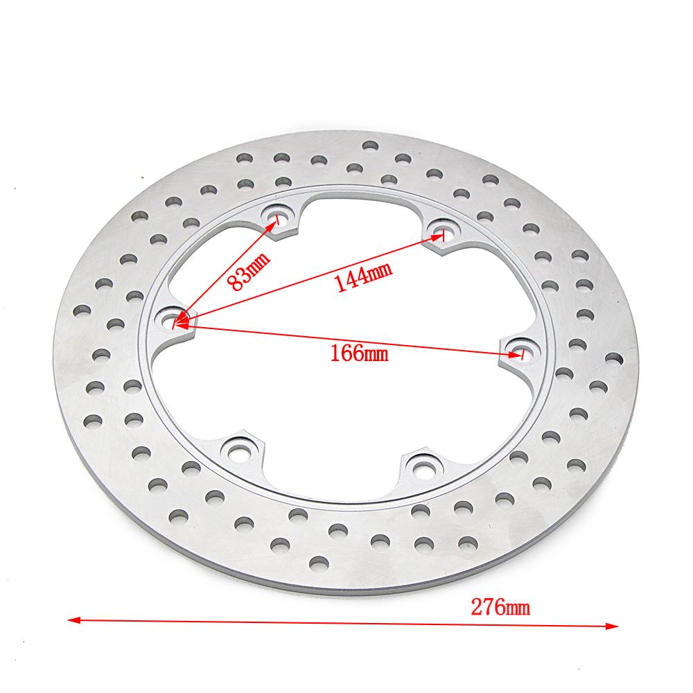 276mm Motorrad Vorderbremsscheibe Rotor für Honda XLV600 TRANSALP CBX750F XLV750R CBR600F VFR400R VF1000F CBR125R VF1000R VFR750