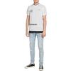 Off-White Print Crew Neck Short Sleeve T Shirt Men White OMAA022R191010150228
