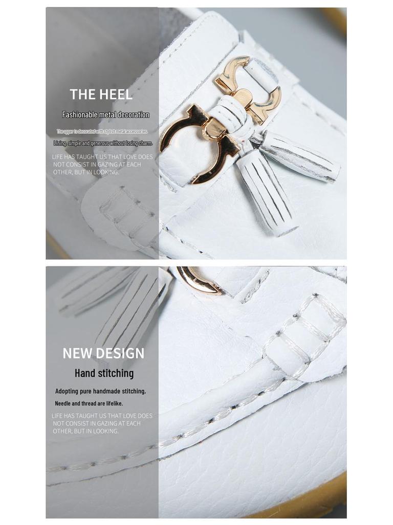 Plus Size Women's Flat Loafers: Comfortable Spring/Autumn Shoes for Moms & Pregnant Women, Sizes 35-44.