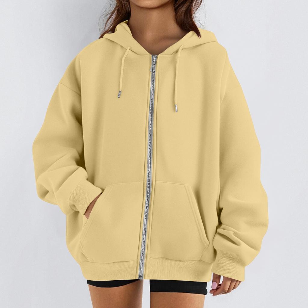 Fasjonabelt dame høst/vinter avslappet komfortabelt sweatshirt jakkesett