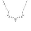 One Deer Has Your Necklace, Little Deer Horn Pendant, Female Clavicle Chain, Japanese and Korean Simplified Student Mori Neck Chain