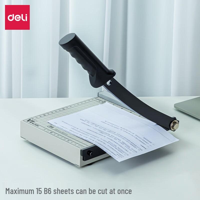 Deli A5 Mini Portable Steel Paper Cutter CN plug (adapter included)