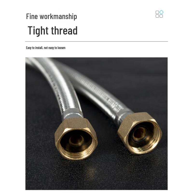 304 Stainless Steel Hot/Cold Water Supply Hose