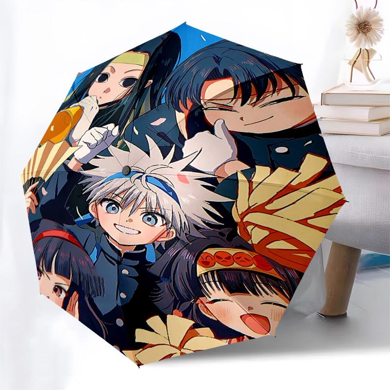 

1pc Anime Characters Automatic Opening Folding Umbrella with 8-Bone Iron Frame - Perfect for Fans, Travelers, Everyday Use, Festive Gifts.I099